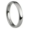 Titanium Court Polished Wedding Ring 3.0mm, Size K, 1.6mm Wall