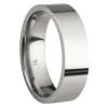 Titanium Flat Court Easy Fit Polished Wedding Ring 6.0mm, Size Z, 1.8mm Wall