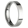 Titanium Flat Court Easy Fit Polished Wedding Ring 4.0mm, Size Z, 1.6mm Wall