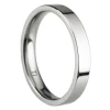 Titanium Flat Court Easy Fit Polished Wedding Ring 3.0mm, Size I, 1.6mm Wall