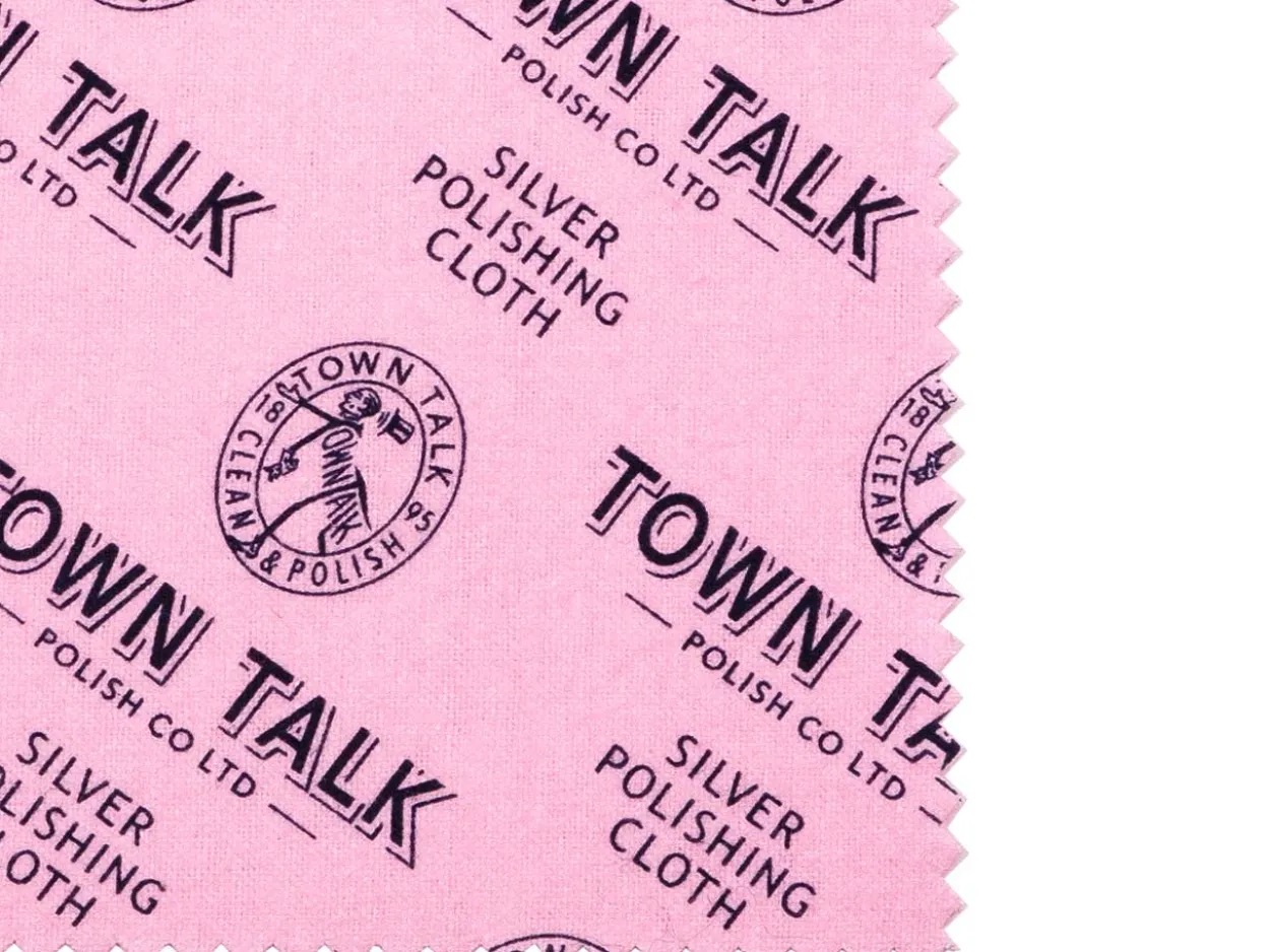 Town Talk Silver Cloth Small, 12.5cm X 17.5cm, Anti-tarnish