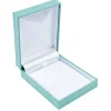Turquoise Leatherette Pendant Box