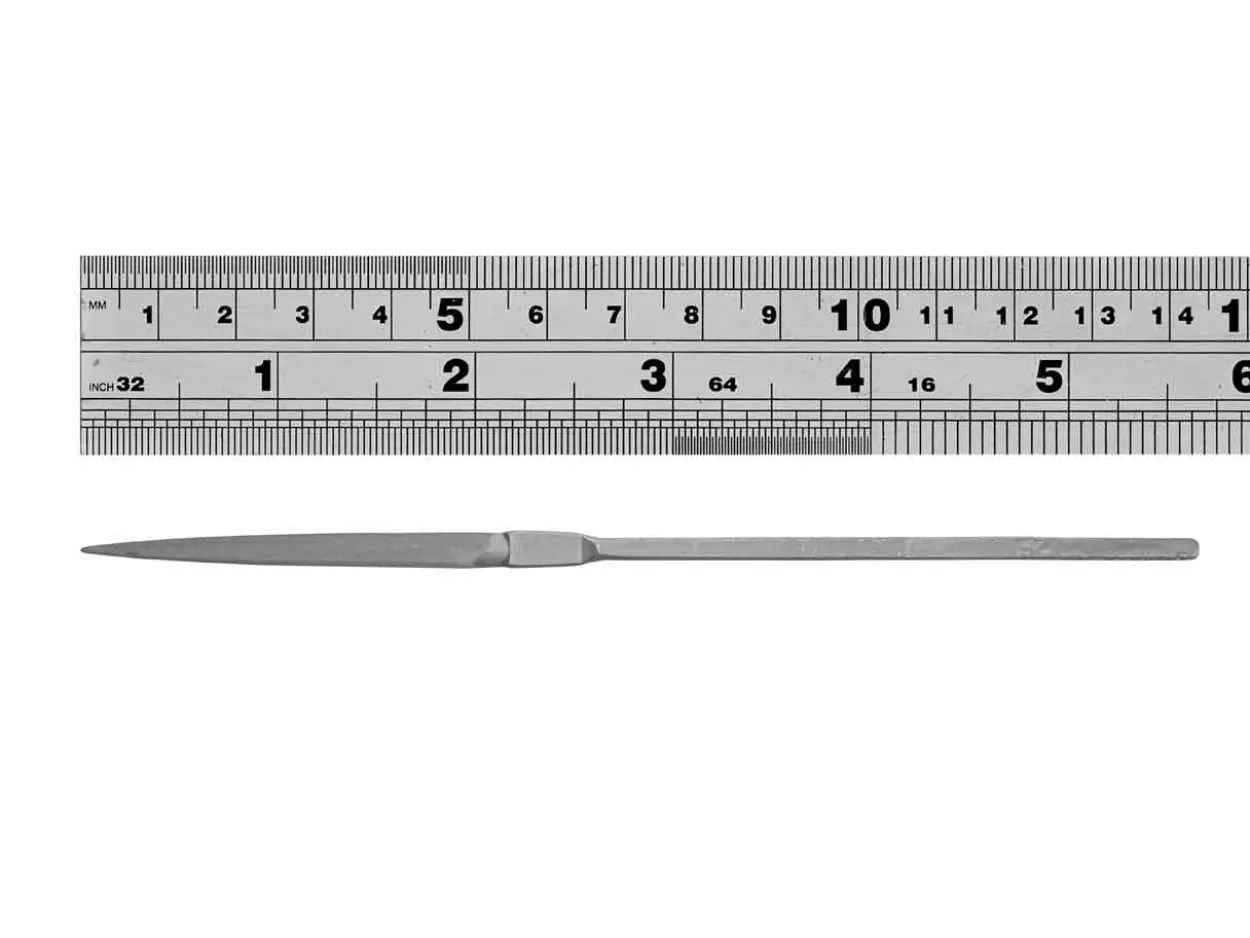 Vallorbe Escapement File, Half Round, 55mm/2.2", Cut 6 - Fine Grade