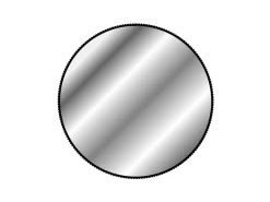 Vallorbe Escapement File, Round , 55mm/2.2", Cut 6 - Fine Grade
