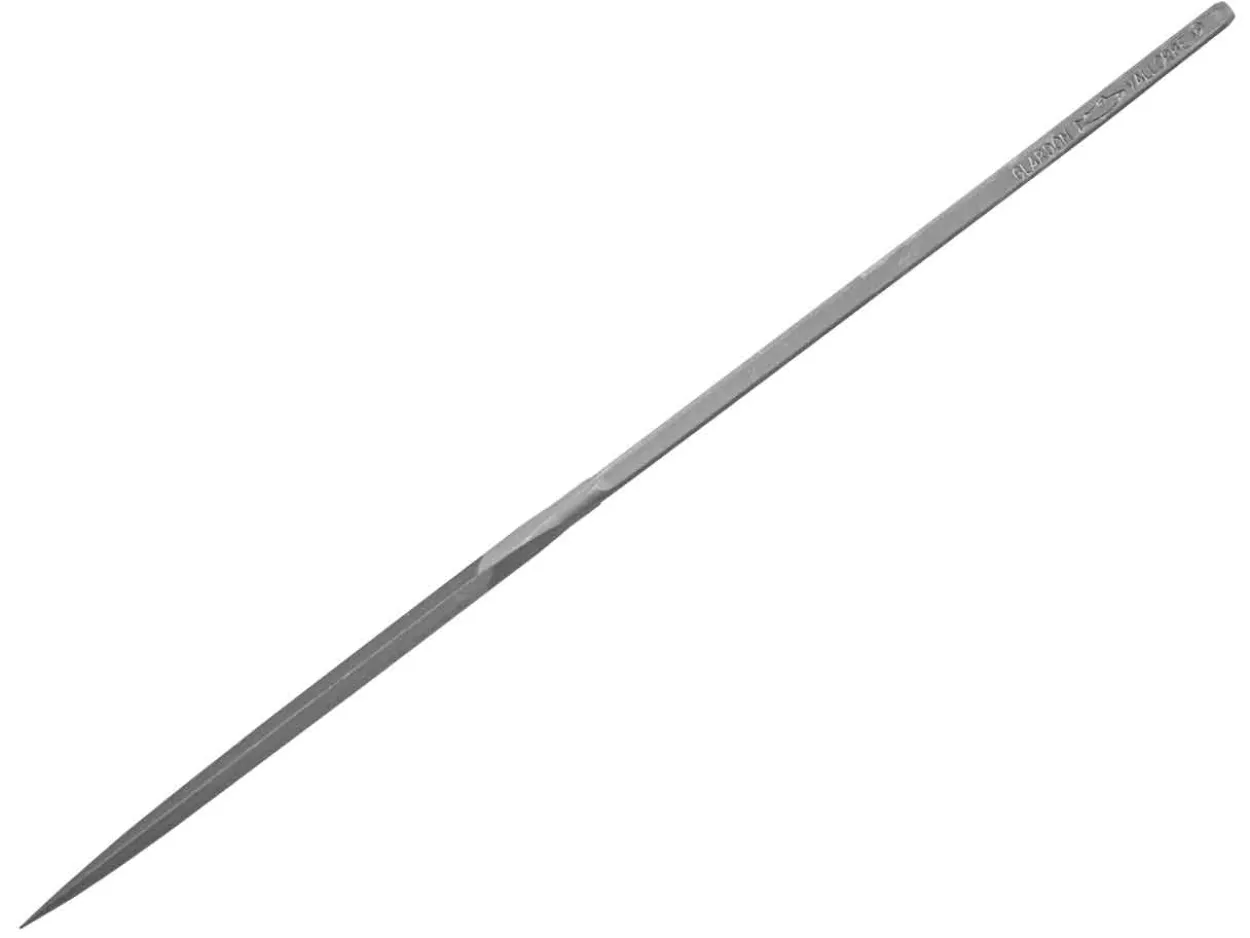 Vallorbe Escapement File, Three Square, 55mm/2.2", Cut 6 - Fine Grade