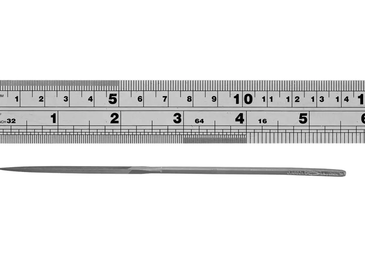 Vallorbe Escapement File, Three Square, Cut 4 - Fine Grade