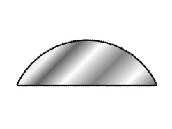 Vallorbe Half Round File, 150mm/6