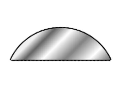 Vallorbe Half Round File, 150mm/6