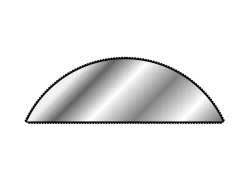 Vallorbe Half Round File, 150mm/6
