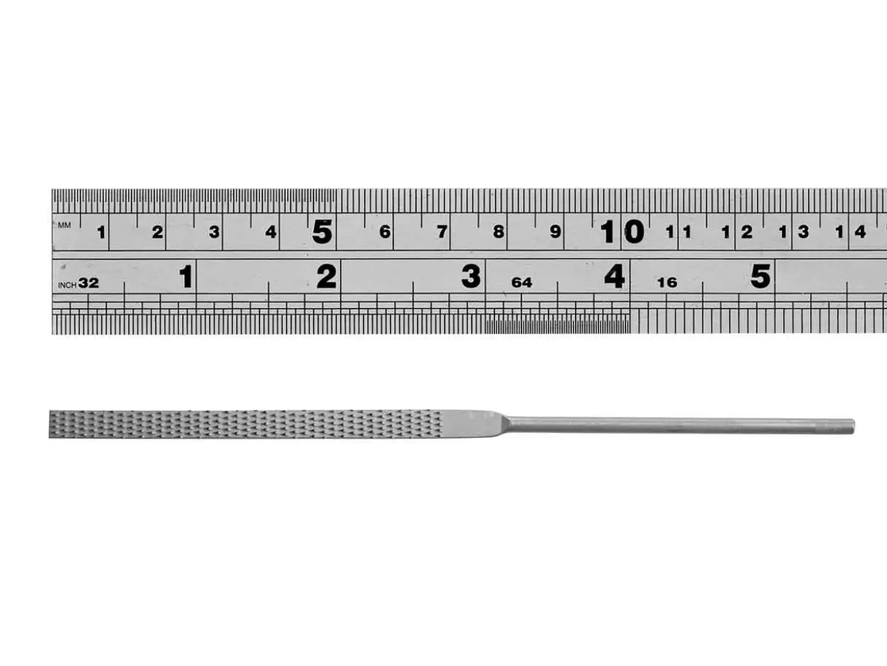Vallorbe 140mm Wax Files, Cut 4, Set Of 6