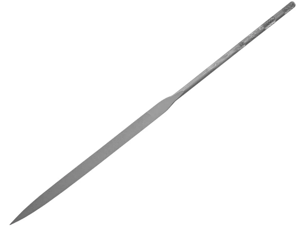 Vallorbe Needle File, Knife Edge, 200mm/8", Cut 2 - Medium Grade