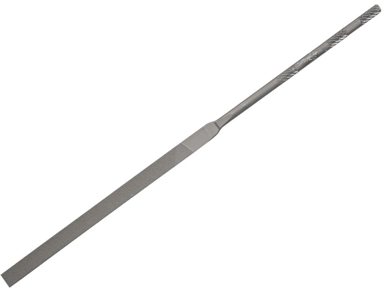 Vallorbe Needle File, Pillar, 160mm/6", Cut 0 - Coarse Grade