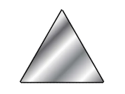 Vallorbe Needle File, Three Square,160mm/6", Cut 0 - Coarse Grade
