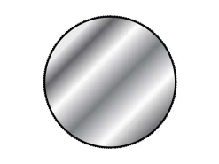 Vallorbe Parallel Round File, 150mm/6", Cut 2 - Medium Grade