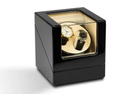 Watch Winder Black Wood, Double