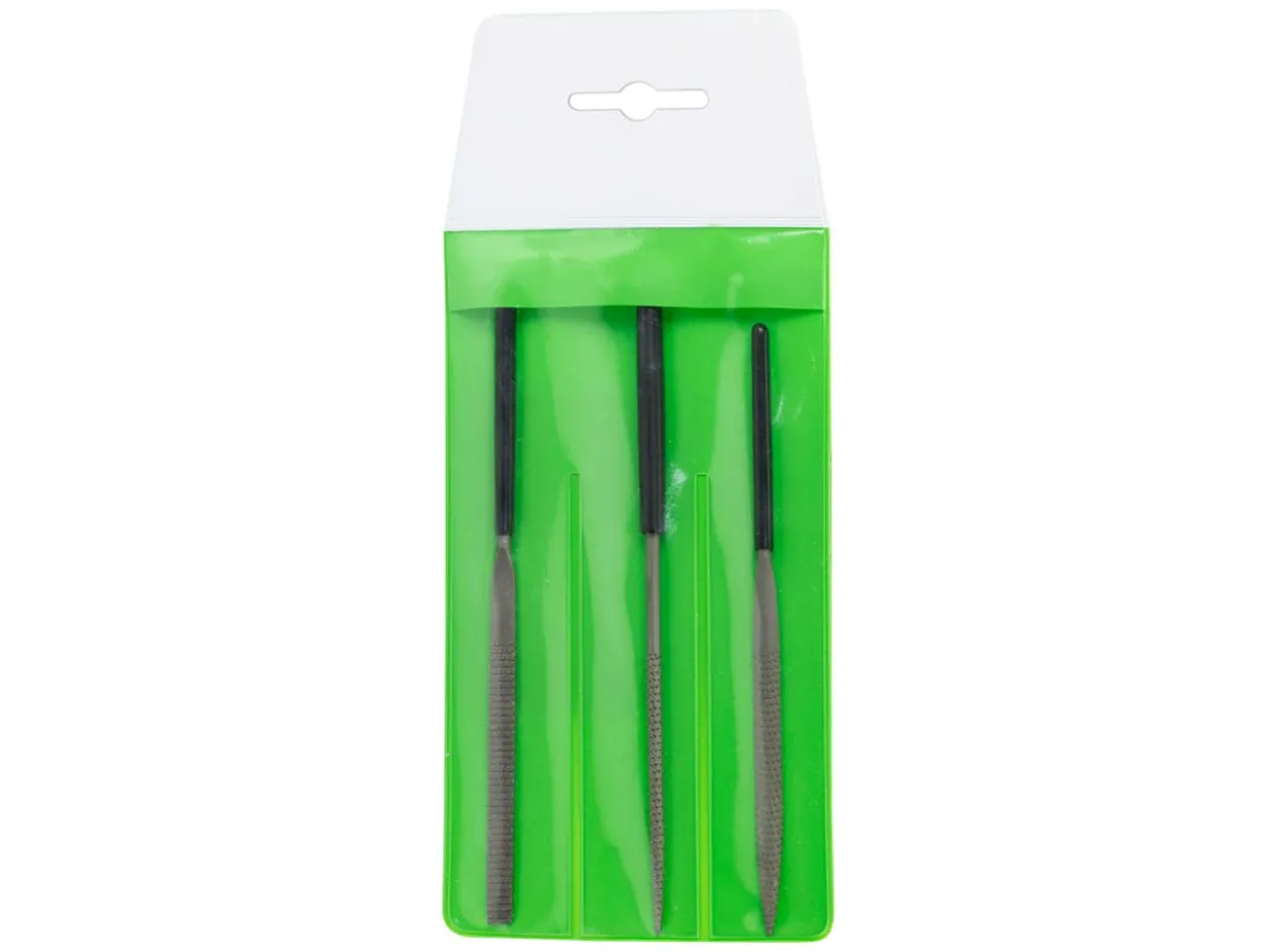 Wax Needle File, Set Of 3, Comfort Grip