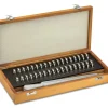 Wedding Ring Gauge Set Comfort Fit 1 - 36 European