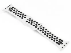 White And Black Dual Tone Silicone Strap For Apple Watch, Compatible With 42/44/45/49mm Models
