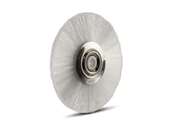 White Bristle Lathe Brush 38mm/1.5", 1 Row, Nylon Filament