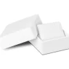 White Card Soft Touch Earring Box