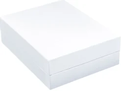 White Leatherette Pendant Box