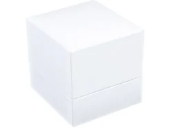 White Leatherette Ring Box