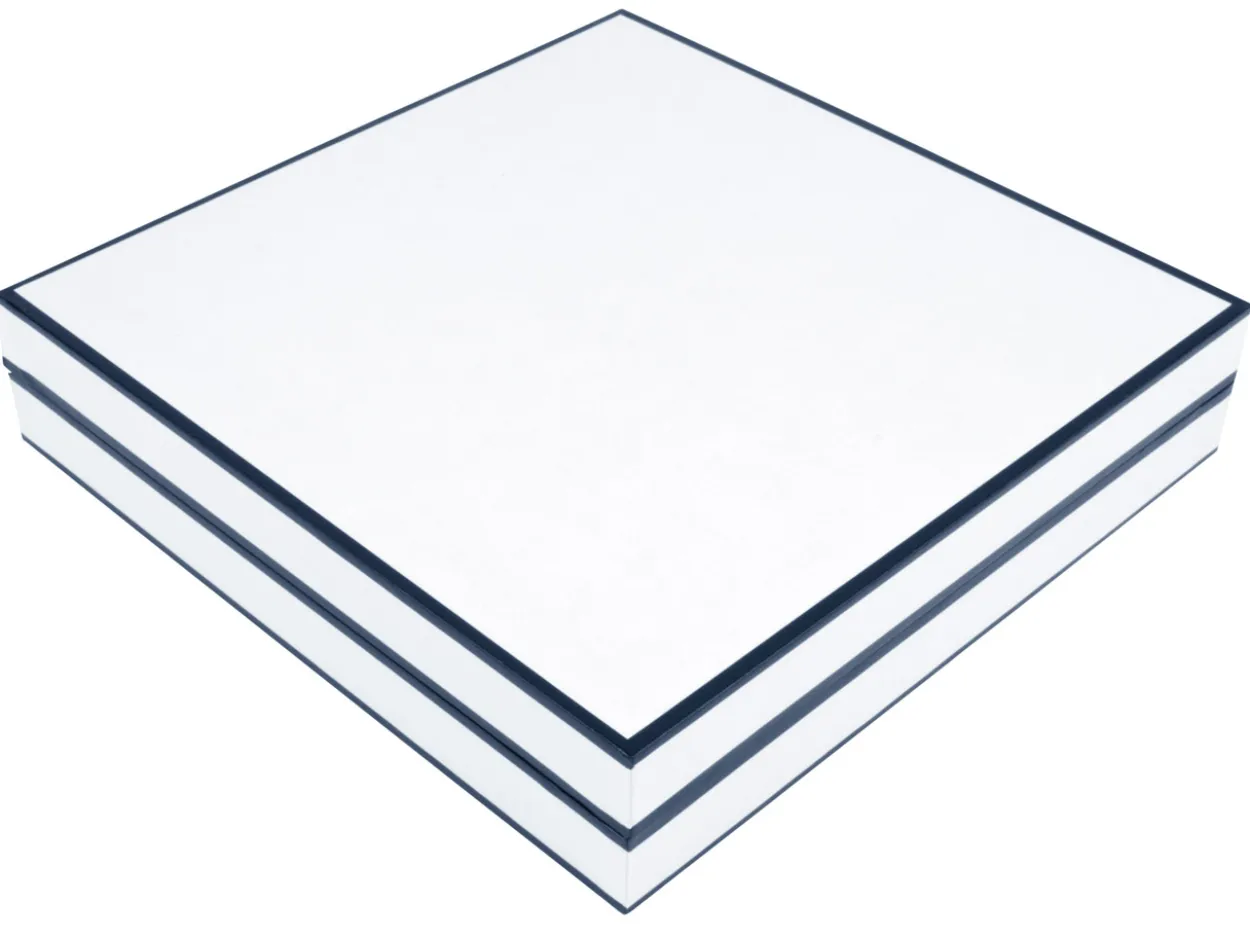 White Monochrome Collarette Box