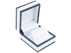 White Monochrome Stud Earring Box