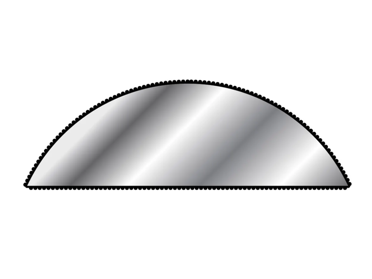 Wide Half Round File, 150mm/6", Cut 0 - Coarse Grade
