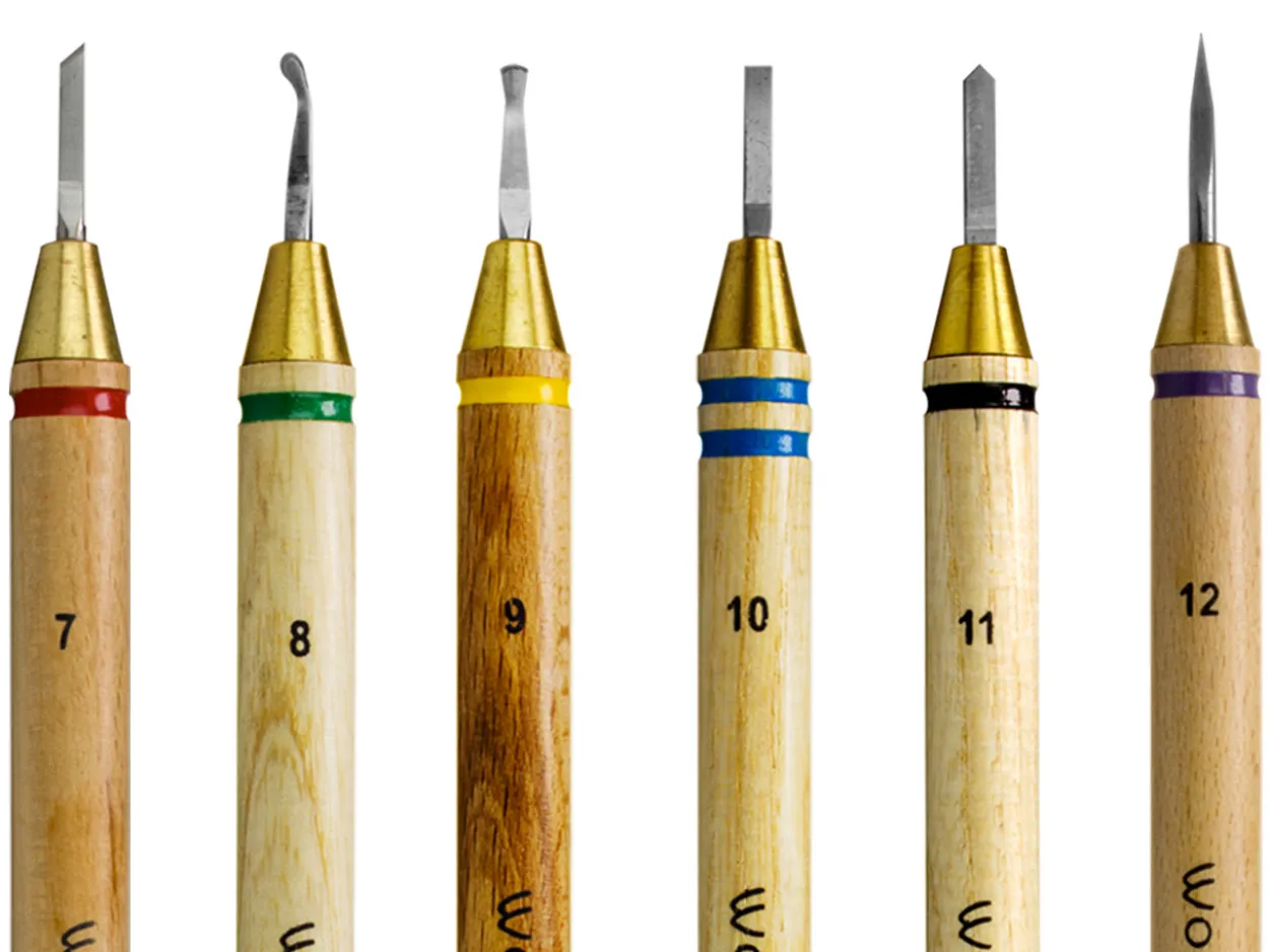 Wolf Tools Precision Wax Car Ver, Set Of 6 Fine Sizes 7-12