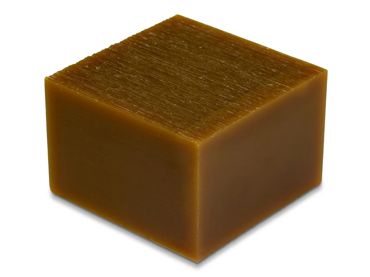 Wolf Wax By Ferris, Square Wax Block, Gold, 90mm X 90mm X 60mm