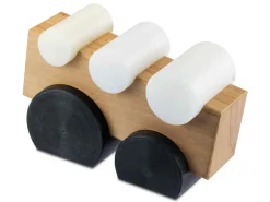 Wooden Bending Swage Block With 5 Nylon Mandrels