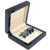 Wooden Cufflink Box, Black Colour