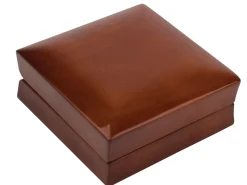 Wooden Cufflink Box, Mahogany Colour