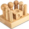 Wooden Dapping Block And 7 Shaping Punches