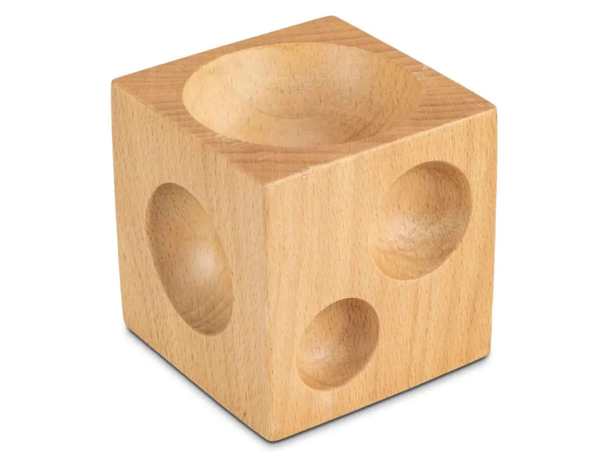 Wooden Dapping Block And 7 Shaping Punches