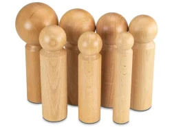 Wooden Dapping Block And 7 Shaping Punches