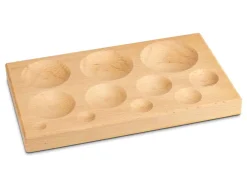 Wooden Dapping Block With 11 Cavities