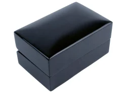 Wooden Double Ring Box, Black Colour
