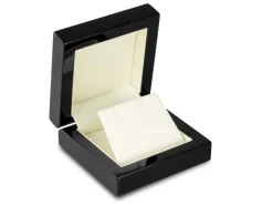 Wooden Drop Earring/pendant Box, Black Colour