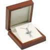 Wooden Drop Earring/pendant Box, Mahogany Colour