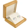 Wooden Drop Earring/pendant Box, Maple Colour