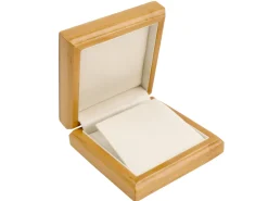 Wooden Drop Earring/pendant Box, Maple Colour