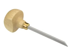 Wooden Handle, Flat Sided Mushroom