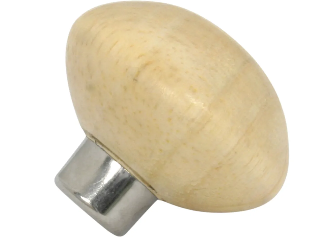 Wooden Handle, Shape C, Mushroom
