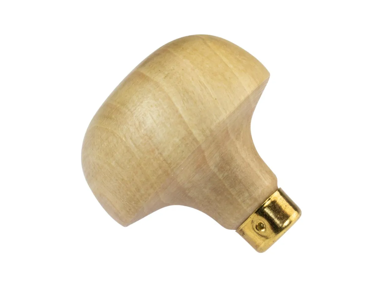 Wooden Handle, Short Mushroom