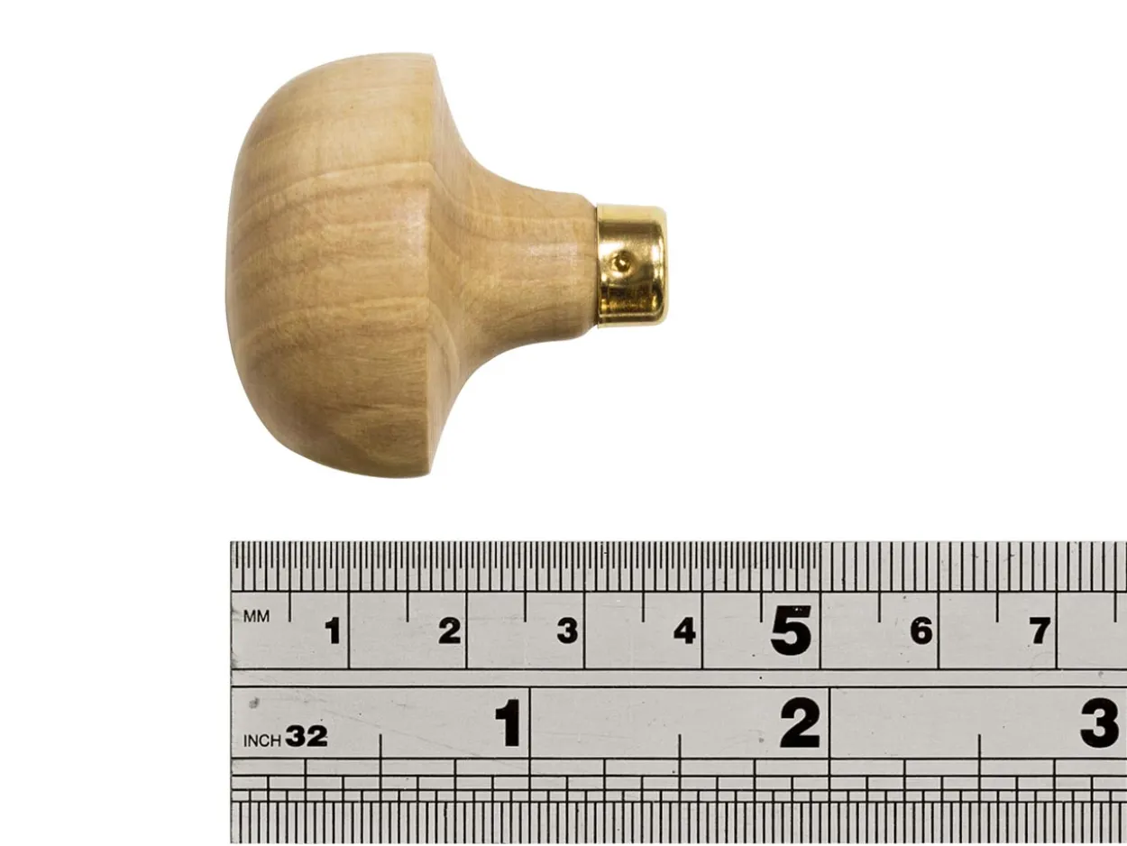Wooden Handle, Short Mushroom