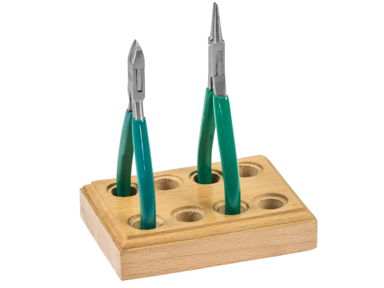 Wooden Pliers Holder For 4 Pliers