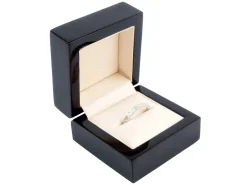 Wooden Ring Box, Black Colour
