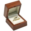 Wooden Ring Box, Mahogany Colour